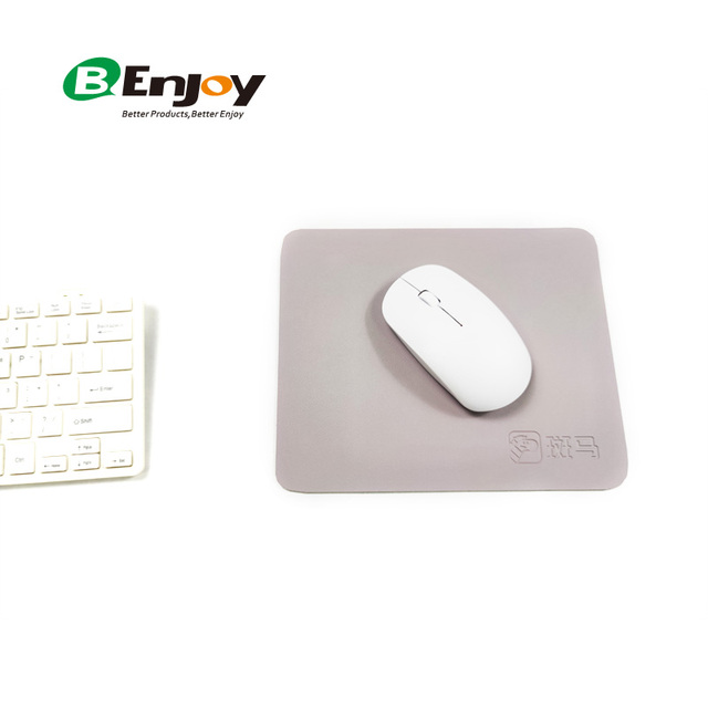 Custom Size High Quality Gray Waterproof PU Leather Desk Pad for Writing Laptops and Mouse Pads