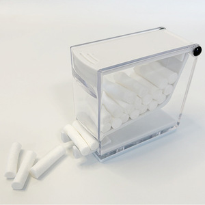 Dental Cotton <b>Roll</b> <b>Box</b> Press Type Storage Rack For Hemostatic Cotton <b>Rolls</b> Oral Care Equipment - Product Image 1