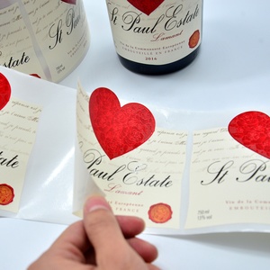 Công Nghiệp Sử Dụng Nhãn Hiệu Riêng Sticker Cho Rượu Vang Bia Whisky Vodka Champagne UV In Kết Cấu Giấy Trên Nhựa Nước Giải Khát Nhãn - Product Image 5