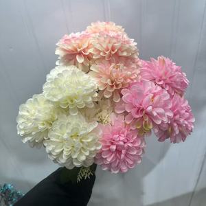 Fleurs artificielles Junheyuan, bouquet en soie à 7 têtes pour mariage, décoration de la maison, arrangement floral - Product Image 2