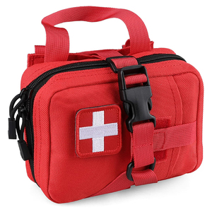 Sac médical d'urgence léger et antichoc pour les voyages, la randonnée en plein air, trousse de premiers soins, pochette médicale détachable - Product Image 1