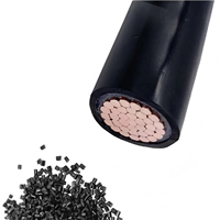 Câble d'alimentation industriel YUWAN YJV3*16+1*10 450V basse tension 3*16+1*10 en cuivre pur avec gaine PVC, ignifuge classe C 90°C pour bâtiment