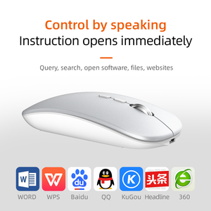 Ratón Inalámbrico Inteligente con Detección de Voz por IA, Silencioso para Oficina, 2.4G USB, Ratón Inteligente con Voz por IA - Product Image 4