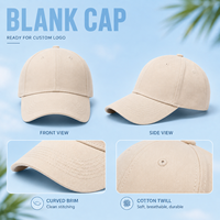Dymf Lot en gros de casquettes classiques de baseball, de golf et 'Dad Hat' en coton, ajustables, couleur unie, vierges personnalisables, unisexe, Gorras