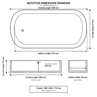 Baignoire autoportante ovale moderne en surface solide mate pour salles de bain d'hôtes, baignoire en pierre artificielle pour la vente en gros