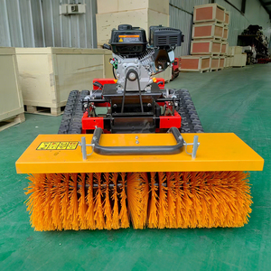 Tondeuse robotisée intelligente télécommandée la plus vendue pour jardin, balayeuse à neige, tondeuse hydraulique agricole, moteur robotique à chenilles en caoutchouc rotatives à 360° - Product Image 2