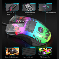 Ensemble clavier et souris filaires Umila pour jeux, clavier de jeu à membrane rétroéclairé lumineux pour esports et souris Teclado Y Mouse