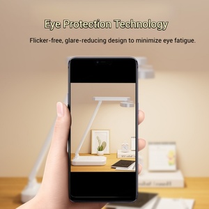 Lampe de bureau LED multifonctionnelle à luminosité réglable, commande tactile, gradation progressive, lampe d'étude et de lecture - Product Image 4