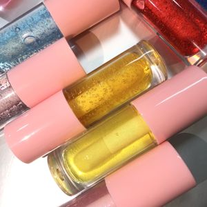 ลิปออยล์ใส กลิตเตอร์วิ้งค์ บรรจุภัณฑ์หลอดผลไม้สีรุ้ง ขายส่ง รับทำโลโก้ เนื้อเนียน ฉ่ำวาว สำหรับคนรักกลิตเตอร์ - Product Image 6