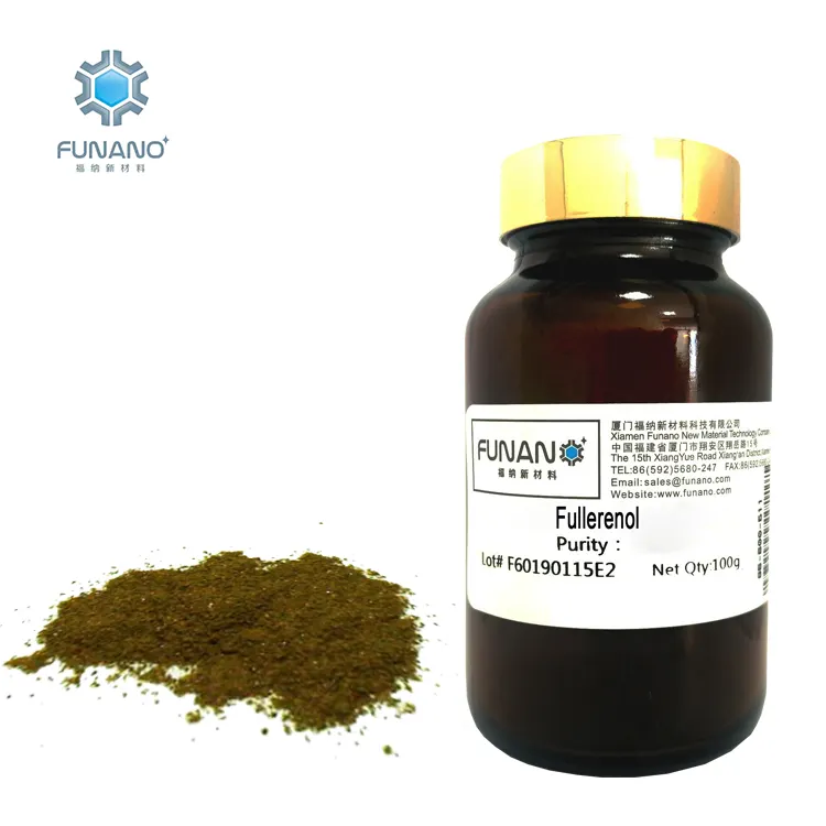 Funano-Polvo de carbono fullerene c60 fullerenol, Nano chemicals, materias primas, fabricante