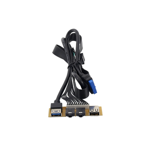 Chất lượng cao PC trường hợp PCB USB 3.0 + HD âm thanh mic loa + Loại C 2.0 máy tính bảng điều khiển phía trước USB Cáp dữ liệu - Product Image 1