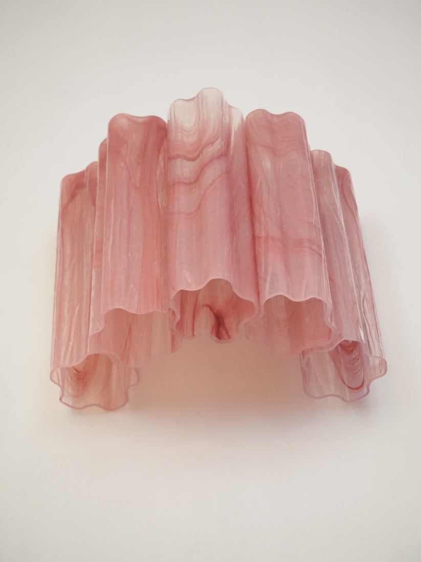 alabaster pink glass