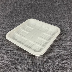 H01 15% biodegradable bandeja de comida carne de fruta vegetal de embalaje seco bio degradable sirviendo pollo desechables chipy clemshell - Product Image 2