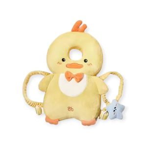 Tapis de protection pour bébé en peluche douce et élégante avec fixation fiable pour sac à dos, absorption efficace des chocs pour les chutes des tout-petits - Product Image 3