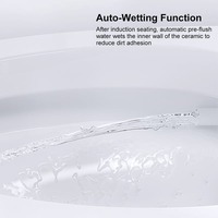 Euro CE approuvé Salle de bain Chaleur Siège S-trap P-trap Bidet Lavage Confortable Prévention des chocs électriques Toilette intelligente Intelligente