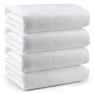 Serviettes de bain en coton réutilisables pour hôtel avec logo personnalisé, OEM ODM, vente en gros - Product Image 1