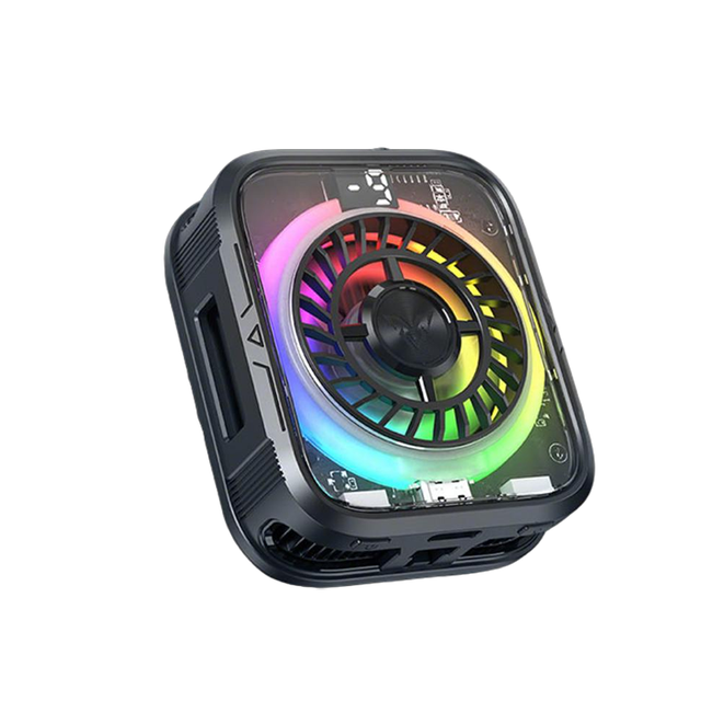 Wholesale Black Magnetic Back Clip Fan Cooler Phone Clap Fan Cooler for Phone Pad Fast Cooling