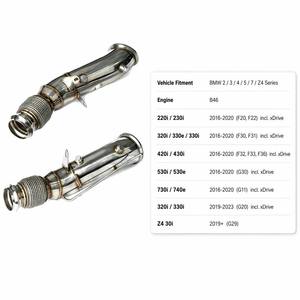 Tubo de Escape de Alto Rendimiento de Acero Inoxidable Marca LK Compatible con B-M-W B46 G29 <span class=keywords><strong>Z4</strong></span> <span class=keywords><strong>30i</strong></span> G20 330i 320i XDrive <span class=keywords><strong>2019</strong></span>+ - Product Image 4