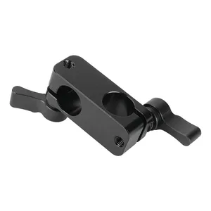 Camvate 90 độ 15mm Rod kẹp Adapter điều chỉnh thumbscrews <span class=keywords><strong>DSLR</strong></span> máy ảnh Rig Vai núi 15mm ảnh studio phụ kiện - Product Image 3