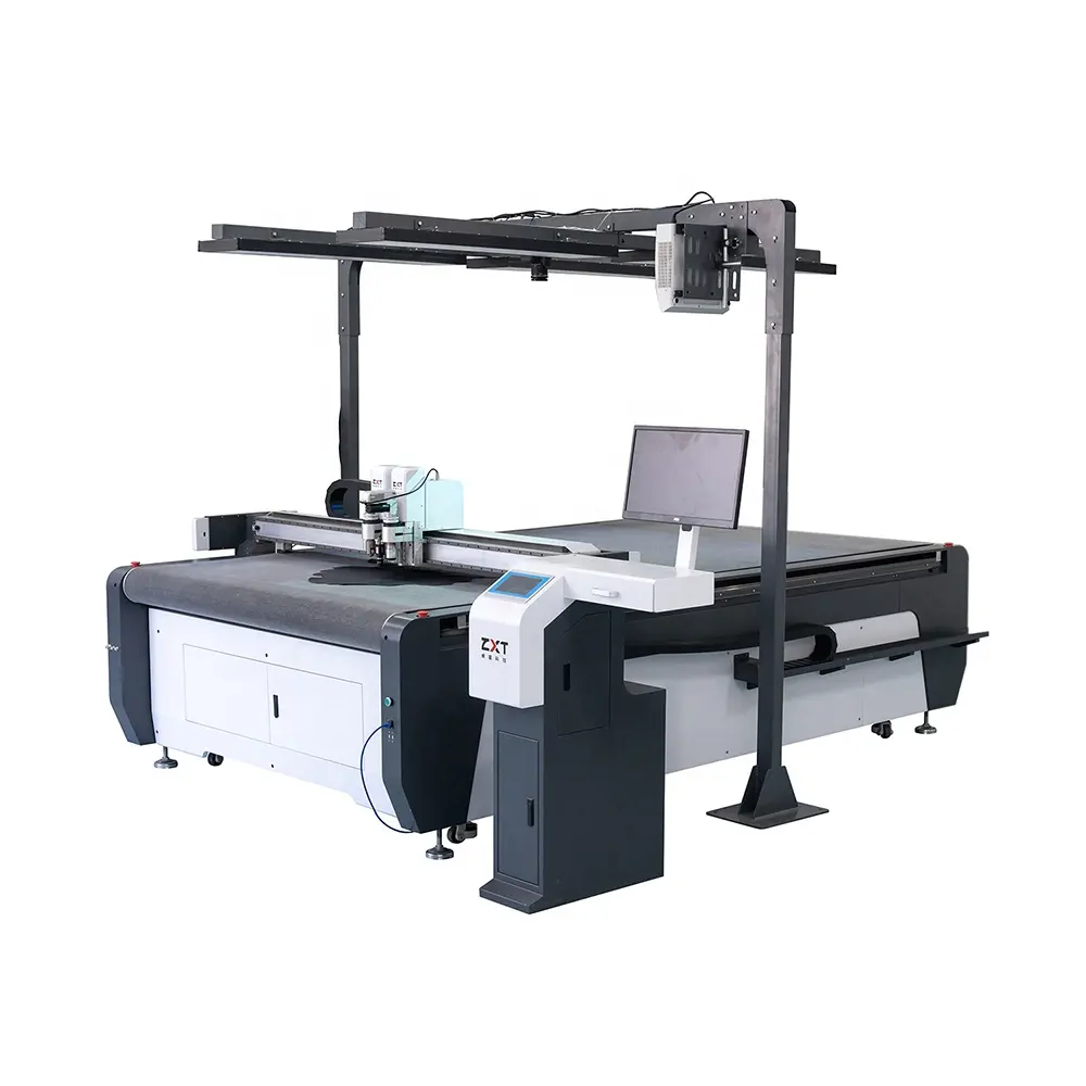 FW1625 CNC Doble Oscillating Blade Smart Cutting Machine Leather Fabric Paper Computer Drawings Machines Leather Cutting Machine