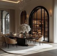 Solution clé en main de mobilier de luxe italien pour villa : canapé moelleux sur mesure pour salon, ensemble de chambre à coucher, aménagement complet pour manoir