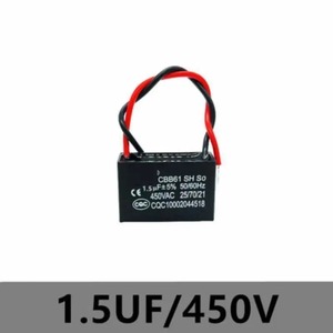 Condensateur de démarrage Cbb61 2.0uf 450vac avec fil pour moteur de ventilateur - Product Image 3