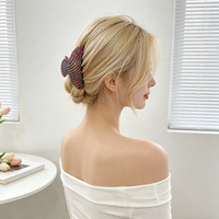 Pinzas para el Cabello con Estampado Floral Shily&OS, Pinzas Grandes con Diseño de Flores Retro para Mujer, Accesorios Elegantes y Femeninos para Peinados, Venta al por Mayor