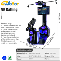 Machine de tir VR 9D à succès : Simulateur de tir immersif en position debout pour usage commercial en intérieur