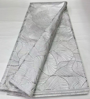 Tissu jacquard brodé de nouvelle conception NI.AI, dentelle brodée africaine française pour femmes, robe de fête de mariage Asoebi