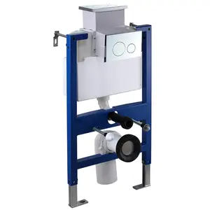 Wall Hung Toilet Installation System European Concealed Flush Toilet Cistern With Frame