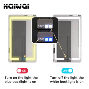 Thông minh 12V cảm biến cảm ứng chuyển đổi đôi-nút & Quy Nạp vô cấp mờ CCT Tricolor cho gương phòng tắm cho quy nạp thiết bị chuyển mạch - Product Image 5