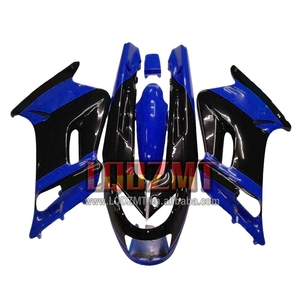 Kit de carrocería para <span class=keywords><strong>KAWASAKI</strong></span> <span class=keywords><strong>NINJA</strong></span> ZZR250 ZZR <span class=keywords><strong>250</strong></span> 90-99 190LQ.162, Azul, Negro, 1990, 1991, 1992, <span class=keywords><strong>1993</strong></span>, 1994, 95, 96, 97, 98, 99, carenado - Product Image 1