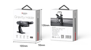 Support de téléphone portable universel pour tableau de bord de voiture C90 Gravity 360 degrés, support de téléphone intelligent pour voiture - Product Image 6