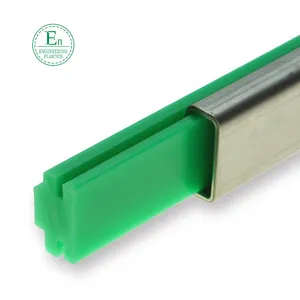 Plastic double slide rail linear guide PE HD500 processing custom nylon transmission Tivar Tivar1000 guide