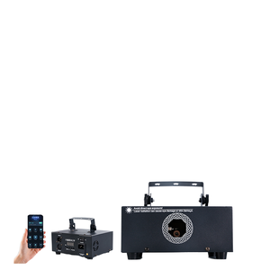 Projecteur Laser 3D RVB 2W pour Fêtes <span class=keywords><strong>à</strong></span> <span class=keywords><strong>Domicile</strong></span>, <span class=keywords><strong>Animation</strong></span>, Acier Inoxydable IP33, Contrôle DMX512 APP/WiFi, Portable, 50000 Heures - Product Image 2
