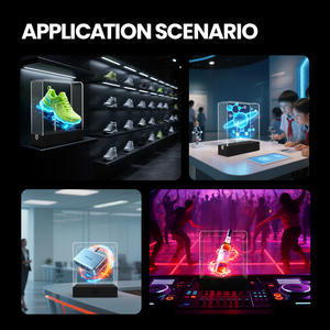 Proyector de Pantalla LED Holográfica 3D COEUS, Ventilador de Hologramas, Equipo de Publicidad Interior para Educación, Tratamientos Médicos, OEM Médico - Product Image 6