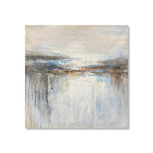 Belle Peint À La Main Toile Acrylique Photo Paysage Abstrait Art Bleu Peinture À L'huile Pour Décoration Murale <span class=keywords><strong>De</strong></span> Salon - Product Image 1