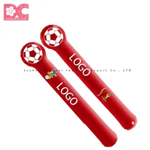 Logo personalizzato stampa riciclabile PE aria gonfiabile calcio pallacanestro gioco rumore creatore tuono rumore tifo Pom Pom Stick