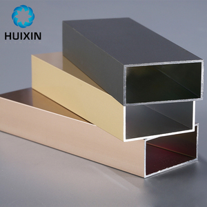 6063 Kích Thước Tùy Chỉnh Nhôm Hình Chữ Nhật Vuông Ống Hồ Sơ - Product Image 5