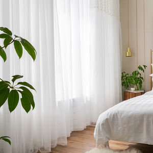 Tende Oscuranti Innermor per Soggiorno, Doppio Strato, Stile Principessa Elegante, Decorazione con Pizzo Bianco, Personalizzabili per Donne - Product Image 4