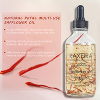 Huile multi-usage de fleurs naturelles de marque privée huile de carthame pour le visage, le corps, le massage, les cheveux et le soin des ongles huile essentielle pure