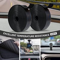 Attache refermable double verrouillage 3M SJ3550CF noire avec adhésif puissant, type 250 pour fixation au plafond