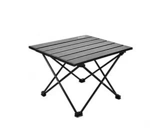 HISPEED Table d'appoint de camping portable ultra-légère en aluminium enroulable Camping Car Petites tables pliantes pour le camping