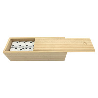 Jeu de dominos en bois beige DIY, éducatif, écologique, durable, interactif, fabriqué directement en usine