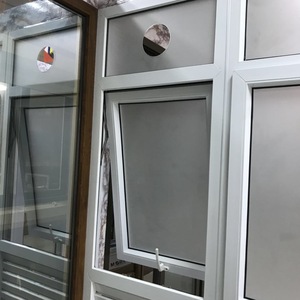 Hiện đại cách âm an ninh mái hiên Windows PVC top-treo cửa sổ cho căn hộ sử dụng - Product Image 1