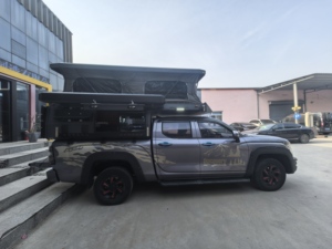 Modello pionieristico Pop-Up in alluminio rimorchio da viaggio Mini <span class=keywords><strong>Pickup</strong></span> <span class=keywords><strong>Camper</strong></span> di lusso con capacità di 4 persone e caratteristiche della cucina - Product Image 2