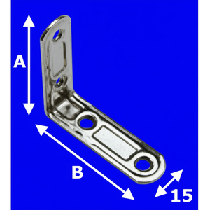 AL164IN44 Plaque imprimée Aldeghi avec coin en acier inoxydable 40X40 Quincaillerie pour meubles - Product Image 1