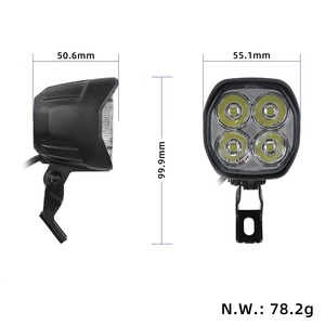 Faro Delantero Original KuKirin M4 Max, Luz LED de Alta Intensidad, Accesorio para Scooter KuKirin M4 MAX - Product Image 2