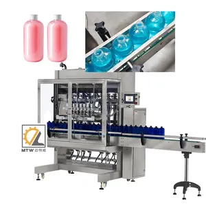 MTW automatic shampoo hair gel liquid soap piston filling machine