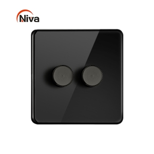 Niva Tùy Chỉnh Retro Tường Chuyển Đổi Anh Tiêu Chuẩn Thép Không Gỉ Bảng Điều Chỉnh Ánh Sáng <span class=keywords><strong>Dimmer</strong></span> Điều Khiển Tốc Độ Quạt - Product Image 4